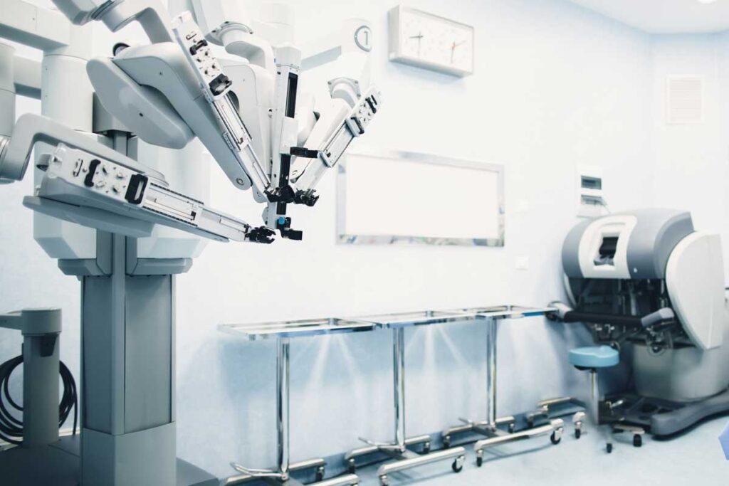 Quirófano robot da vinci malaga
