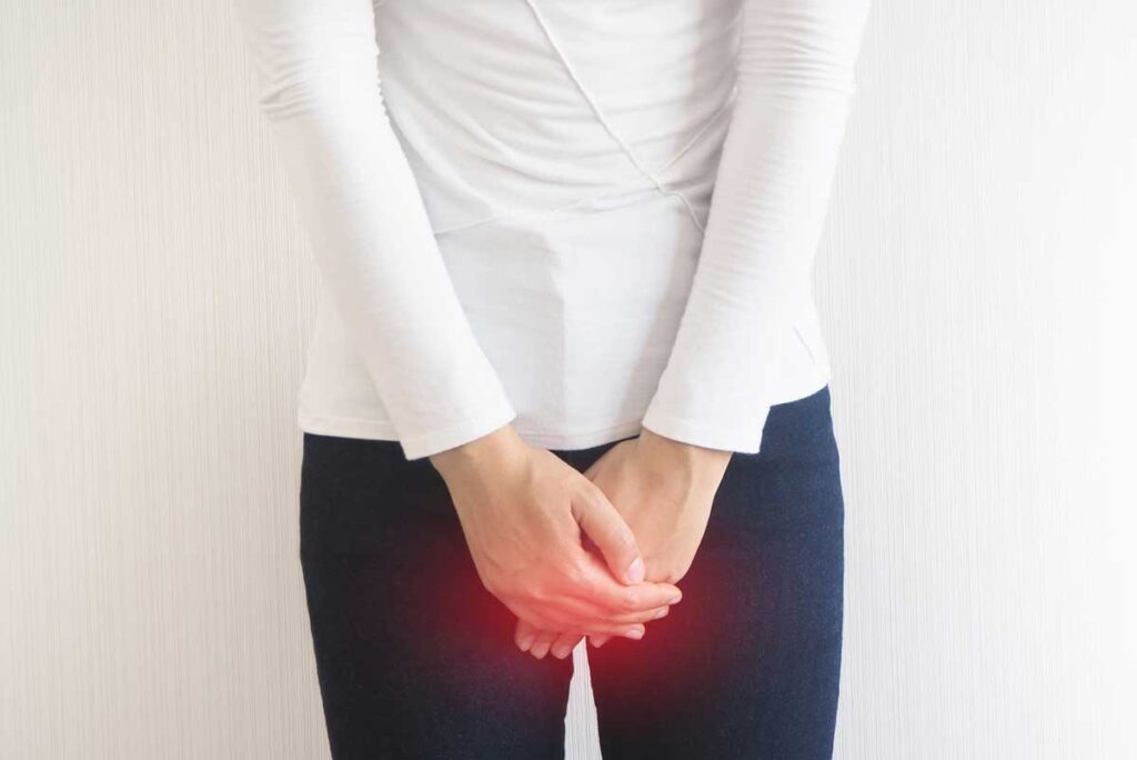 Hernia inguinal en mujeres con dolor y bulto en la ingle